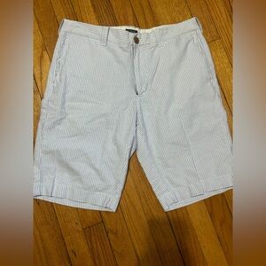 J.Crew Rivington Blue Stripe Shorts Mens Size 33